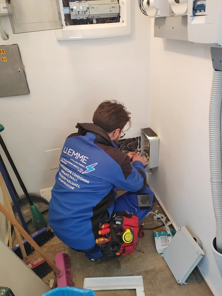 Intervento certificato u.emme su impianto elettrico condominiale